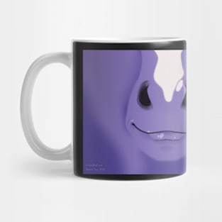 Purple Stripe Horse Face Mug